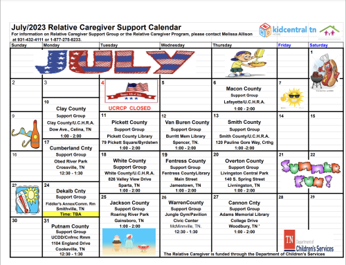 Relative Caregiver Program Announces Support Group Meetings for July 2023