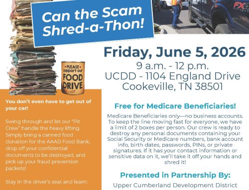 ‘Can the Scam’ Drive-Thru Event Aims to Protect Seniors and Fight Hunger in Cookeville